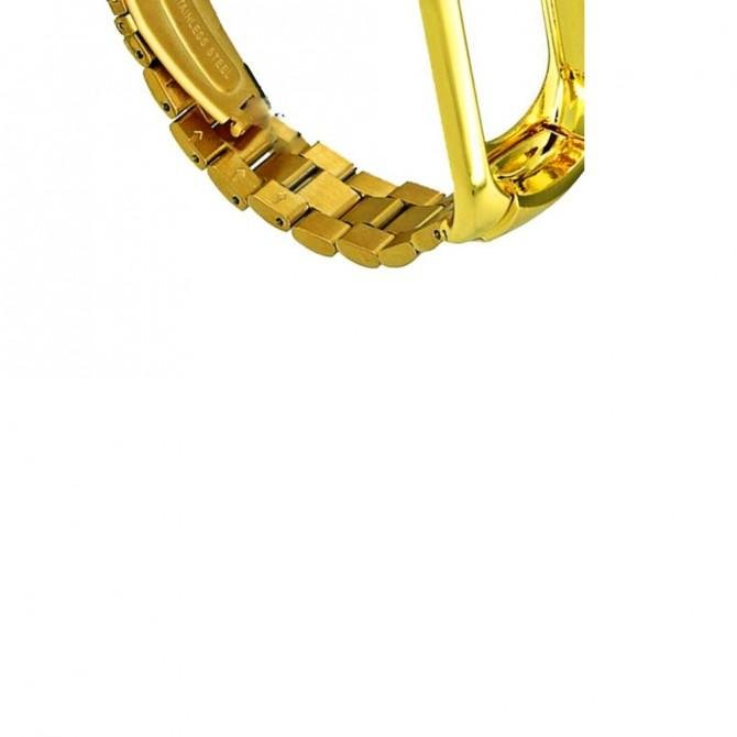 Ремешок для Xiaomi Band 3 Bead design Золотой-2