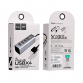 Хаб HUB Hoco HB1А 4USB Metal