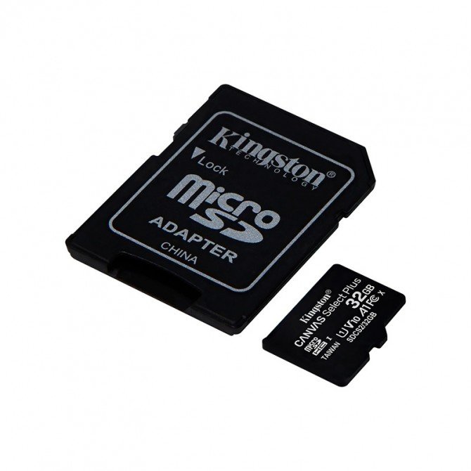 Карта пам'яті microSDHC 32Gb UHS-I A1 (R-100Mb/s) + SD adapter