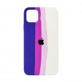 Чехол Colorfull Soft Case iPhone 11 Dark violet/White