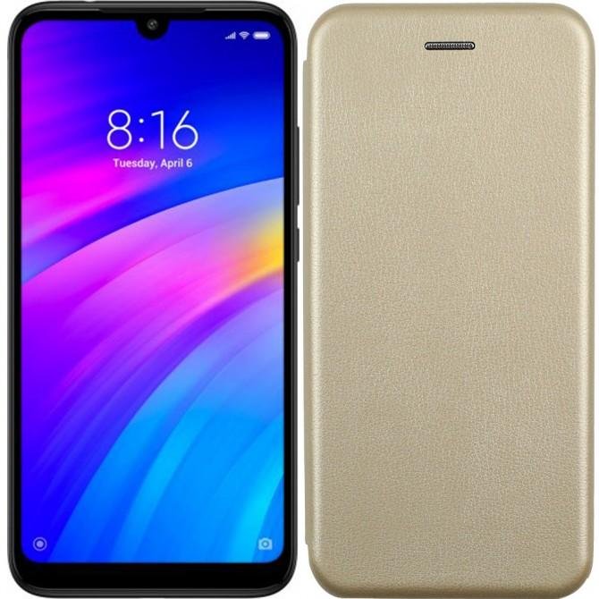 Чохол книжка U-Like Best для Xiaomi Redmi Note 7 Золотий