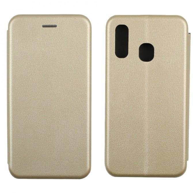 Чехол книжка U-Like Best для Samsung A405 Galaxy A40 2019 Gold