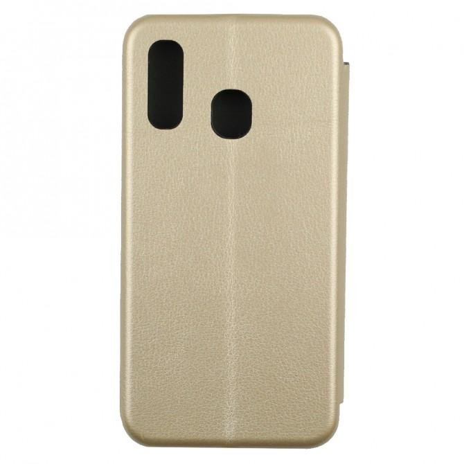 Чехол книжка U-Like Best для Samsung A405 Galaxy A40 2019 Gold-2