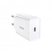Сетевое зарядное устройство 1USB Baseus Speed Mini QC 20W (CCFS-SN02) White