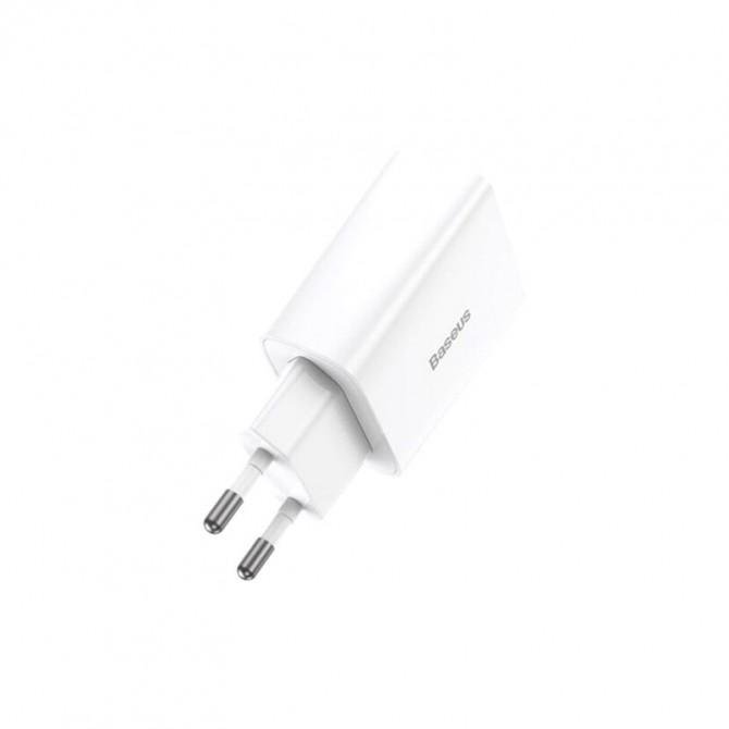 Сетевое зарядное устройство 1USB Baseus Speed Mini QC 20W (CCFS-SN02) White-1