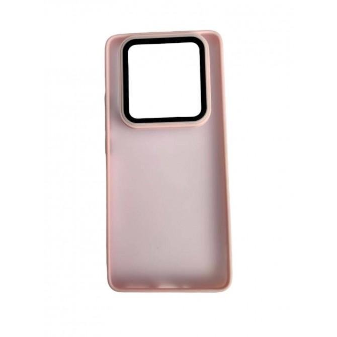 Чехол TPU+PC Lyon Frosted series Xiaomi Redmi Note 14 Pro 4G Pink