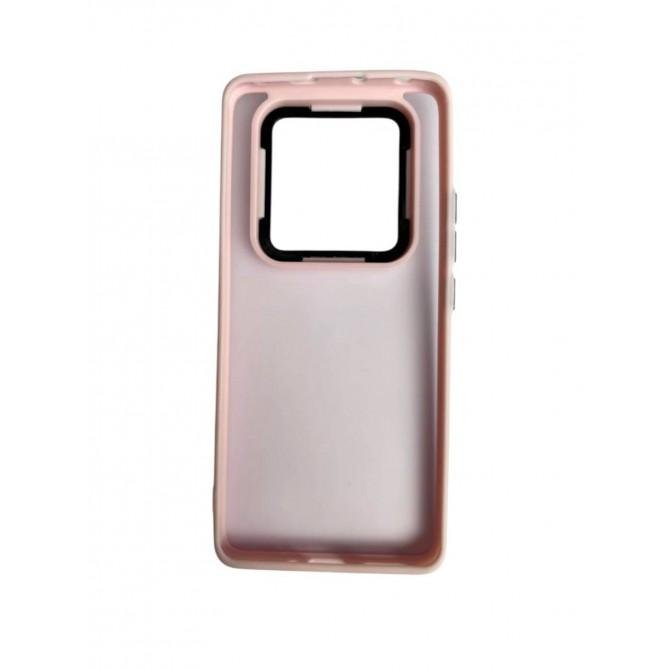 Чехол TPU+PC Lyon Frosted series Xiaomi Redmi Note 14 Pro 4G Pink-3