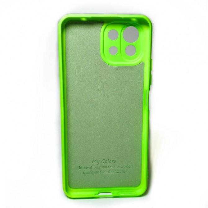 Чехол Original Soft Case Xiaomi Mi 11 Lite Салатовый FULL-1