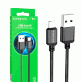 Кабель Borofone BX87 Sharp Lightning Black 1m Кабель Borofone BX87 Sharp Lightning Black 1m