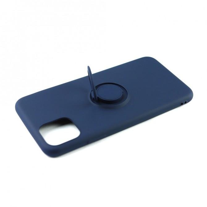 Чехол Ring Color для iPhone 11 Pro Темно Синий-4