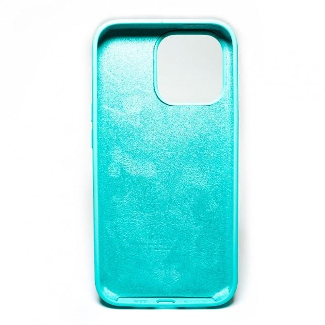 Оригінальний силіконовий чохол для iPhone 13 Pro Ментоловий FULL-1