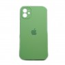 Оригінальний силіконовий чохол для iPhone 11 Зелений FULL (SQUARE SHAPE)