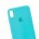 Оригинальный силиконовый чехол для iPhone Xs Max Бирюзовый