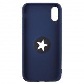 Чехол Ring Color для iPhone X/Xs Темно Синий Чехол Ring Color для iPhone X/Xs Темно Синий