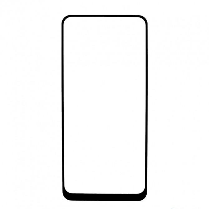Защитное стекло для Oppo Reno 4 Lite Full Glue (0.3 мм, 2.5D, черное)