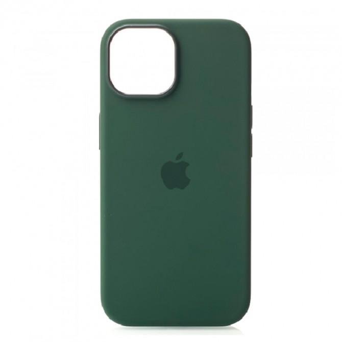 Силиконовый чехол для iPhone 15 Pro Max Forest Green FULL