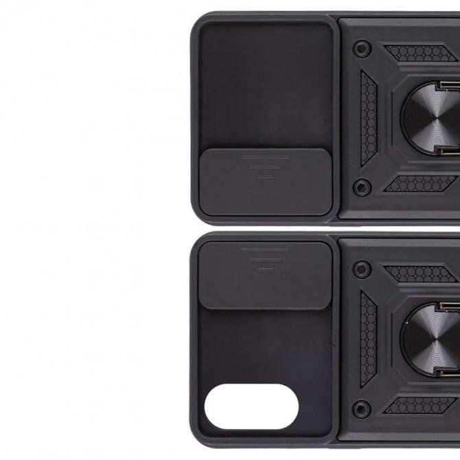 Чохол HONOR Hard Defence Series Samsung A032 Galaxy A03 Core Black (with Camshield and magnet)-3