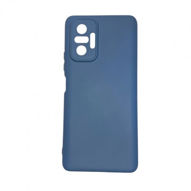 Чехол Soft Case Xiaomi Redmi Note 10 Pro Синий FULL