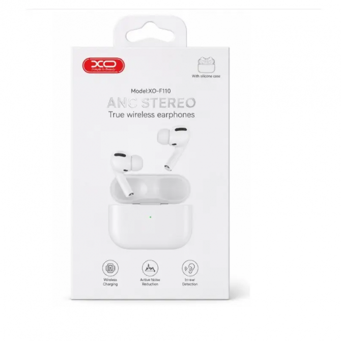 Наушники Stereo Bluetooth Headset XO F110 ANC White-2