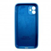 Силіконовий чохол для iPhone 11 Морський Синій FULL (SQUARE SHAPE) Силіконовий чохол для iPhone 11 Морський Синій FULL (SQUARE SHAPE)