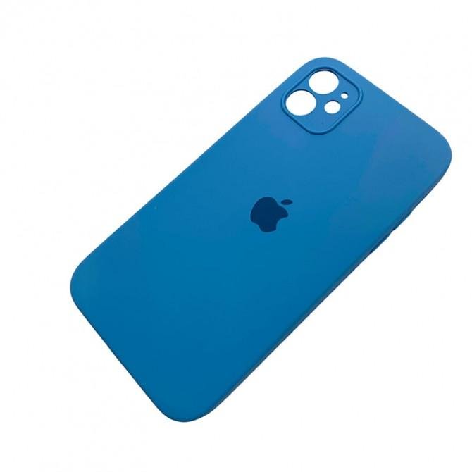 Силиконовый чехол для iPhone 11 Морськой Синий FULL (SQUARE SHAPE)-2