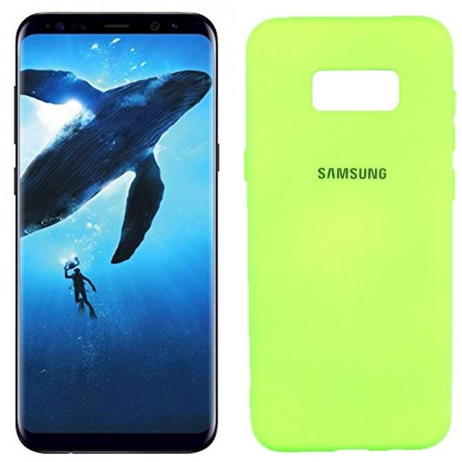Чехол Soft Case для Samsung G955 Galaxy S8 Plus Салатовый FULL