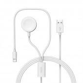 Кабель USB Joyroom S-IW002S Ben series of Apple Watch magnetic 1.5M White