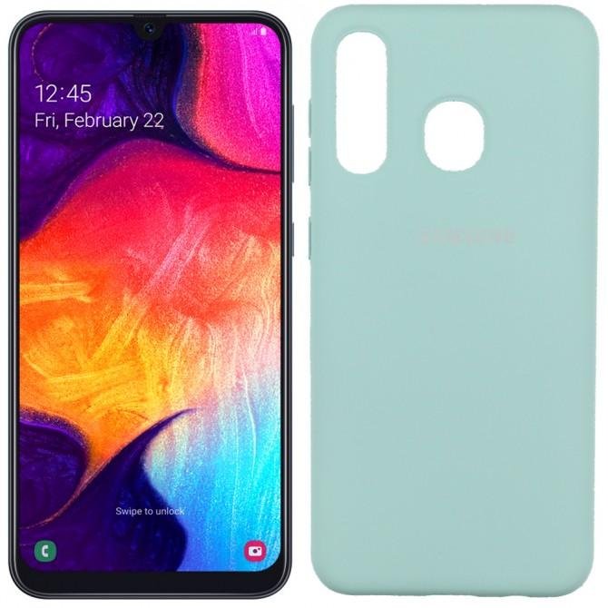 Чехол Soft Case для Samsung A205/305 Galaxy A20/A30 2019 Голубой FULL