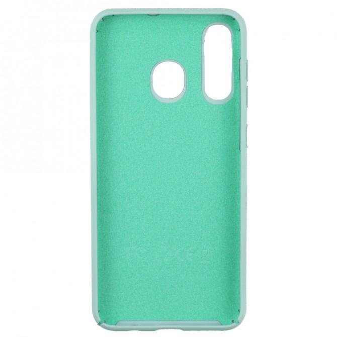 Чехол Soft Case для Samsung A205/305 Galaxy A20/A30 2019 Голубой FULL-2