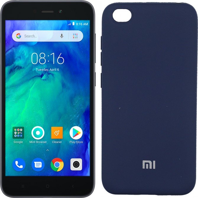 Чехол Soft Case для Xiaomi Redmi Go Синий FULL