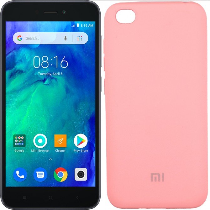 Чохол Soft Case для Xiaomi Redmi Go Рожевий FULL