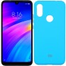 Чехол Soft Case для Xiaomi Redmi 7 Ярко синий FULL