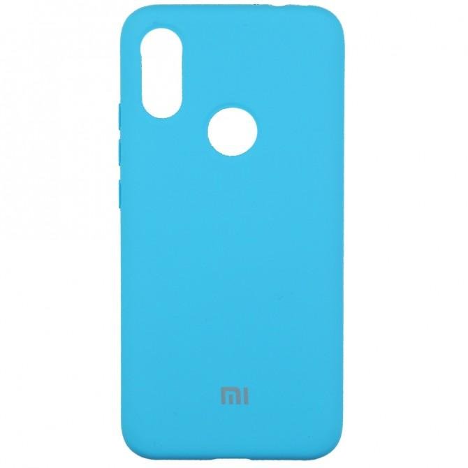 Чехол Soft Case для Xiaomi Redmi 7 Ярко синий FULL-1