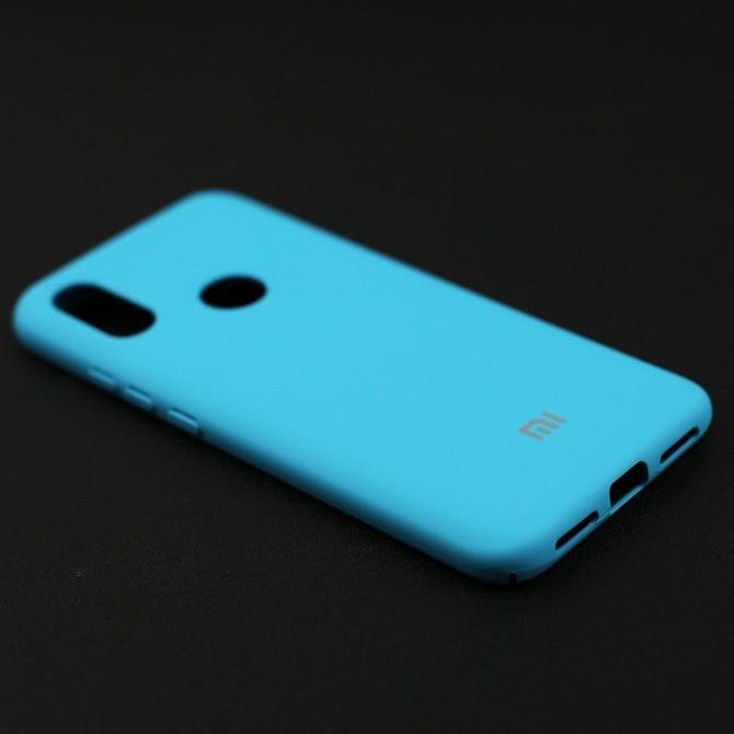 Чехол Soft Case для Xiaomi Redmi 7 Ярко синий FULL-3