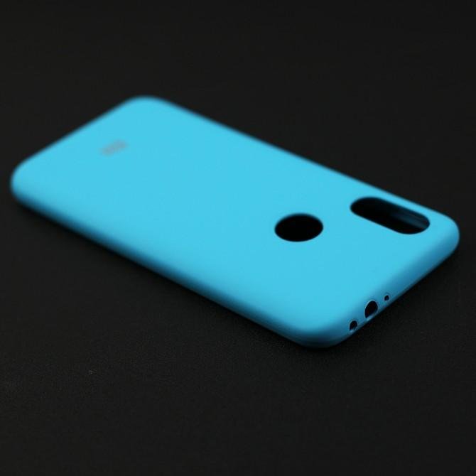 Чехол Soft Case для Xiaomi Redmi 7 Ярко синий FULL-4