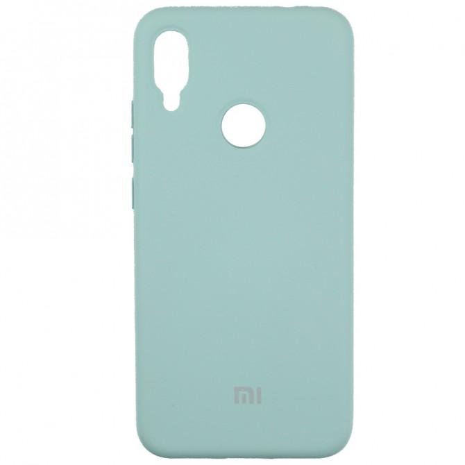Чехол Soft Case для Xiaomi Redmi Note 7 Светло Голубой FULL-1