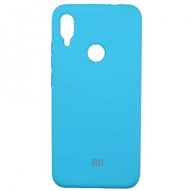 Чохол Soft Case для Xiaomi Redmi Note 7 Яскраво Синiй FULL-1
