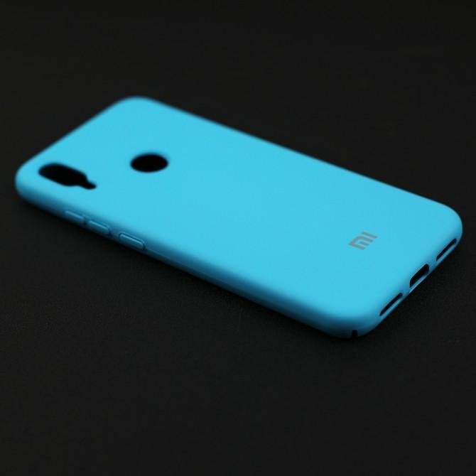 Чохол Soft Case для Xiaomi Redmi Note 7 Яскраво Синiй FULL-3