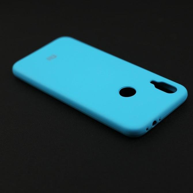 Чохол Soft Case для Xiaomi Redmi Note 7 Яскраво Синiй FULL-4