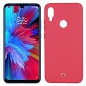 Чохол Soft Case для Xiaomi Redmi Note 7 Яскраво рожевий