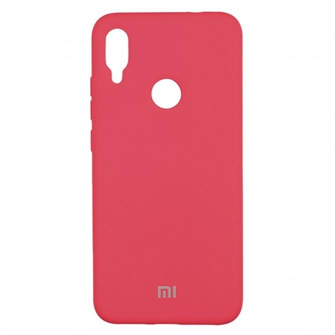 Чохол Soft Case для Xiaomi Redmi Note 7 Яскраво рожевий-1