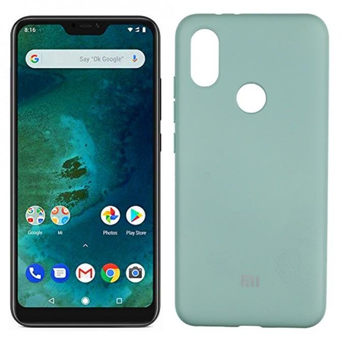 Чехол Soft Case для Xiaomi Redmi 6 Pro/Mi A2 Lite Светло Голубой