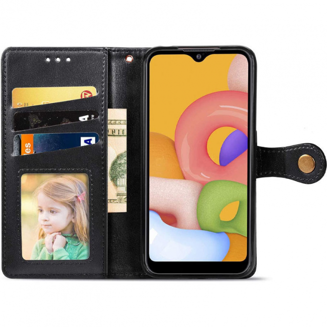 Чохол-книжка GETMAN Gallant for Samsung A13 4G Black-2
