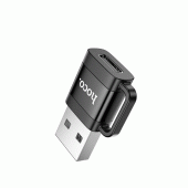 Перехідник Hoco UA31D USB male to Type-C USB2.0 Black Перехідник Hoco UA31D USB male to Type-C USB2.0 Black