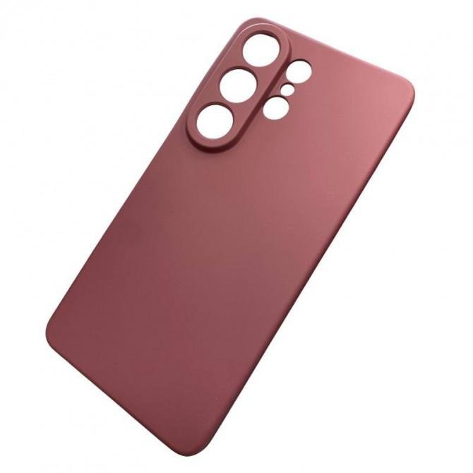 Чехол Original Soft Case Samsung Galaxy S26 Бордовый FULL-1