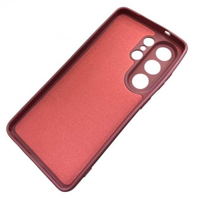 Чехол Original Soft Case Samsung Galaxy S26 Бордовый FULL-3