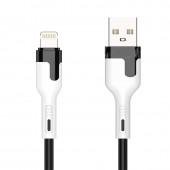 Кабель Jellico A6 Lightning 1m 3A Black