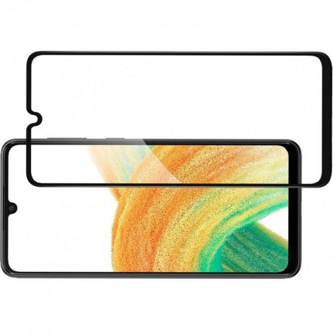 Защитное стекло для SAMSUNG A336 Galaxy A33 Full Glue (0.25 мм, 2.5D, черное) ЛЮКС-1