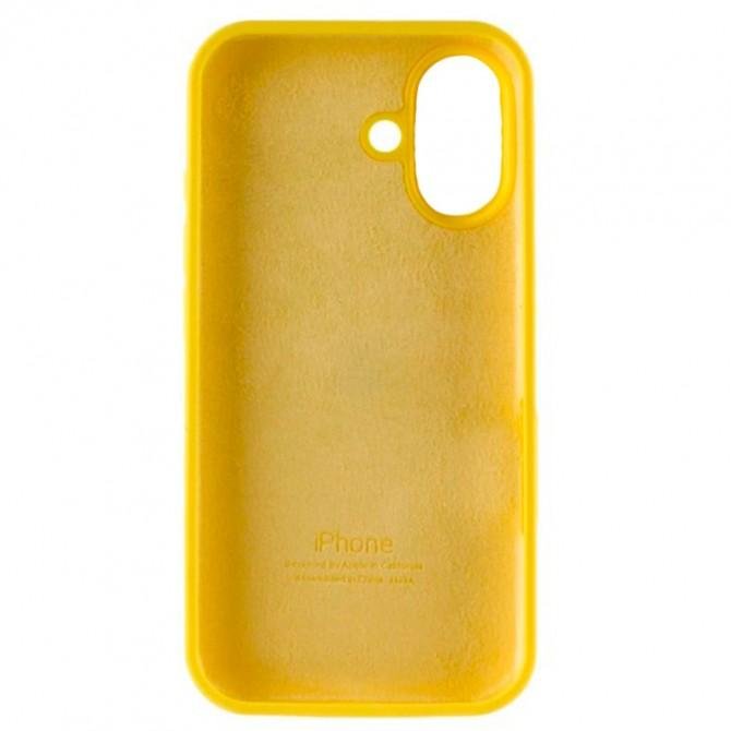 Силиконовый чохол для iPhone 17 Yellow FULL-1