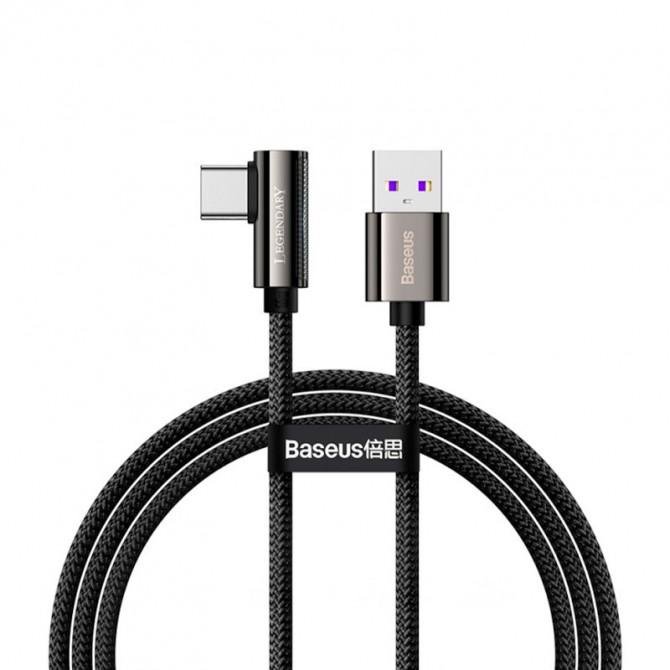 Кабель Baseus Legend Series Elbow Type-C 66W Black 1m
